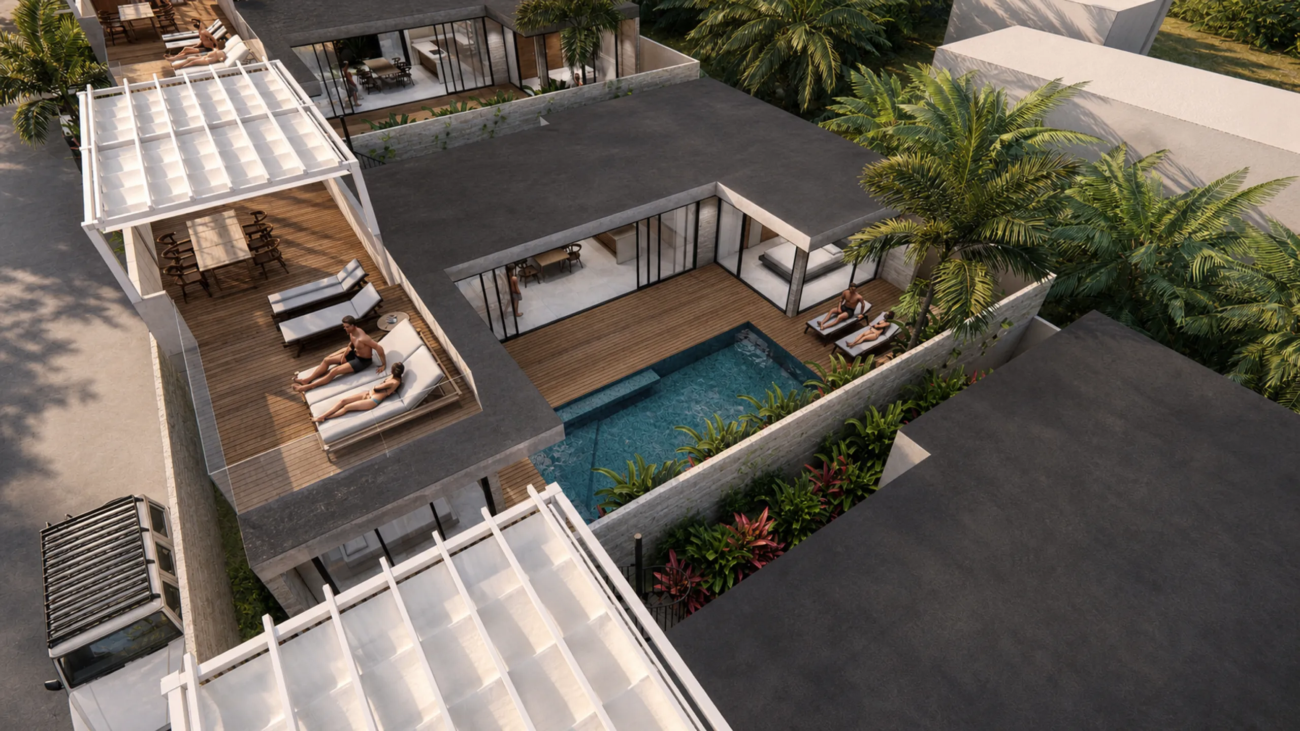 Willa Harmony Life z prywatnym basenem i widokiem na morze, Koh Samui